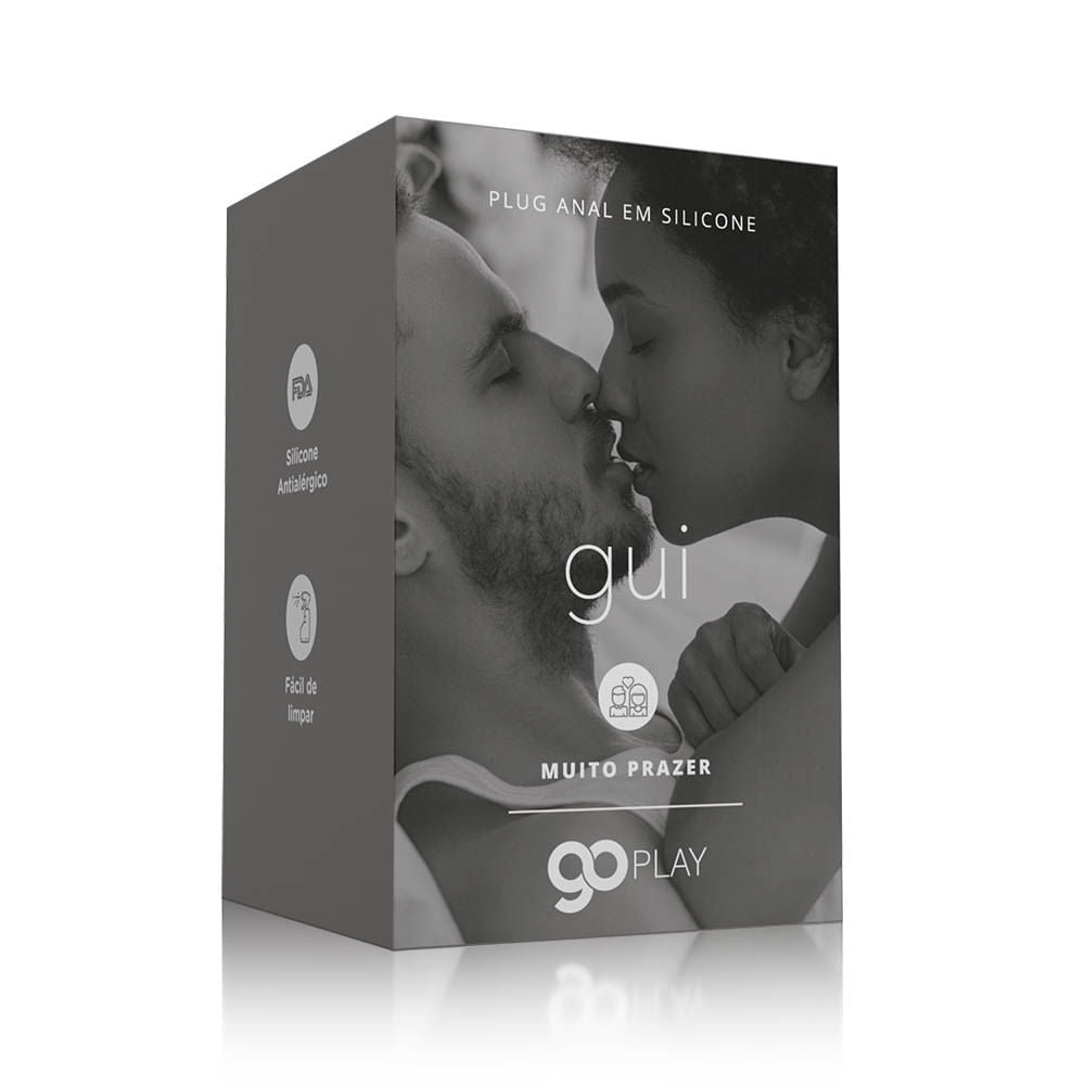 IA376 - Plug Anal em Silicone Go Play Gui - Pequeno