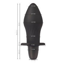 IA407 - Cápsula Vibratória Multivelocidade Recarregável Go Vibe Black