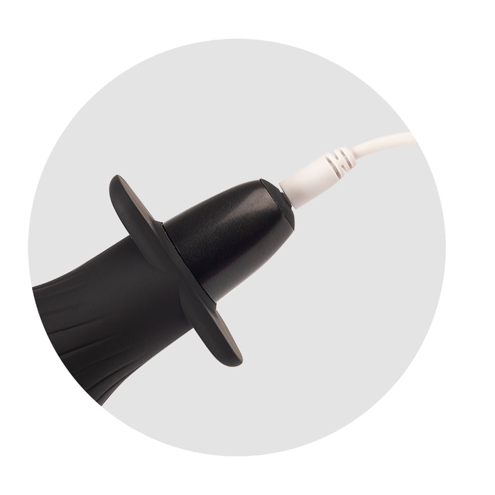 IA407 - Cápsula Vibratória Multivelocidade Recarregável Go Vibe Black