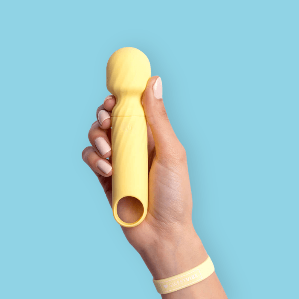 IA420AM- Vibrador Multivelocidade Recarregável Sweet Vibe Dengo Amarelo
