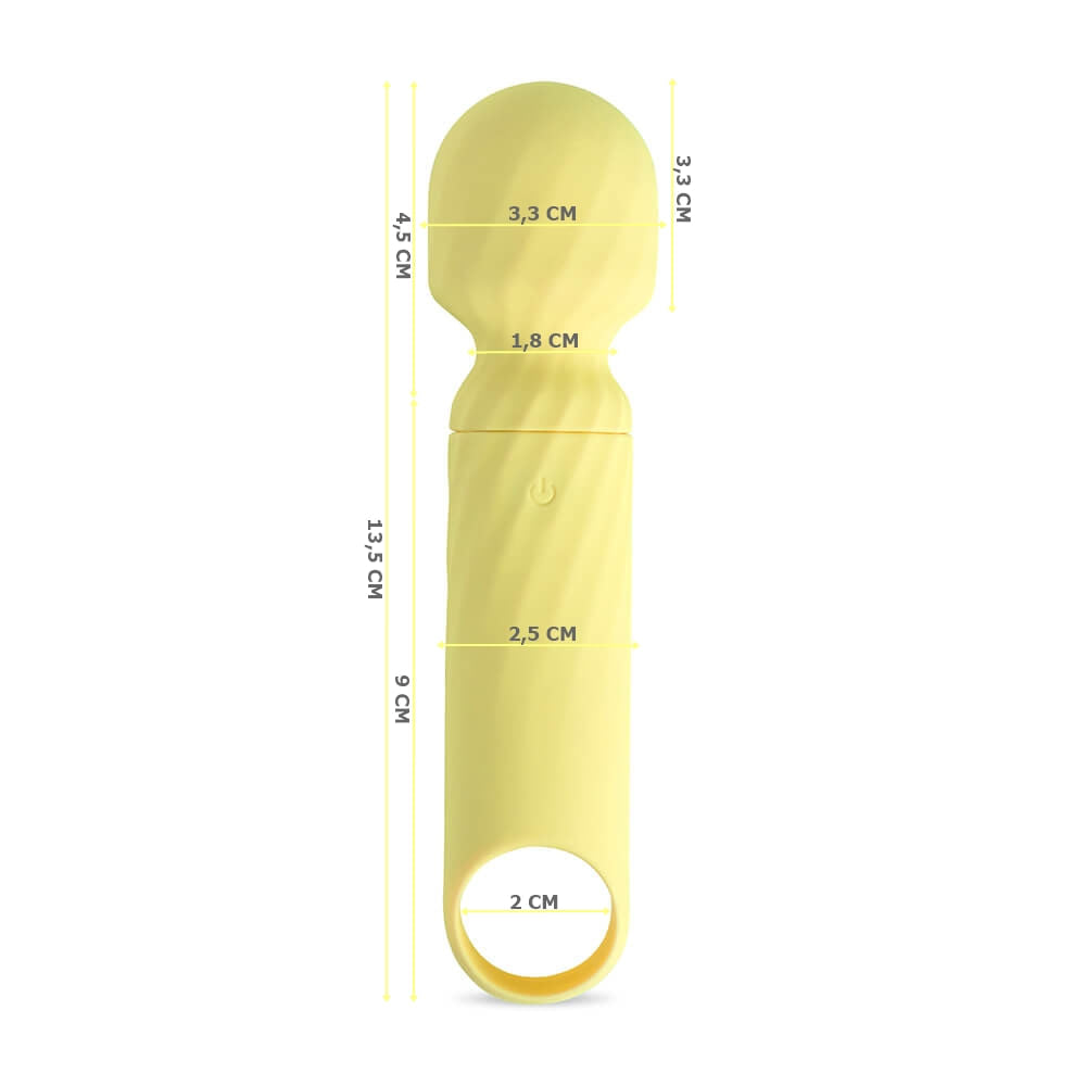 IA420AM- Vibrador Multivelocidade Recarregável Sweet Vibe Dengo Amarelo
