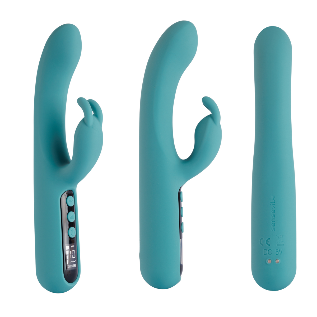 Vibrador Recarregável Sensevibe Digital Rabbit