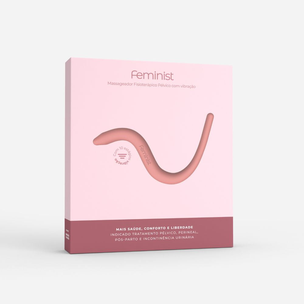 Massageador Fisioterápico Pélvico Feminist com vibração