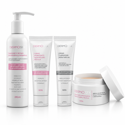 Kit Completo de Clareamento Íntimo Dermosex para Virilha e Região Íntima 1254