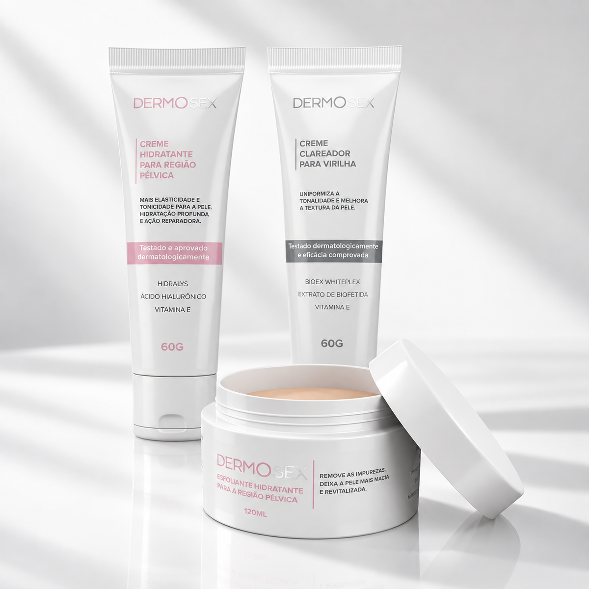 Kit Clareamento Íntimo Intensivo Dermosex para Virilha Escura e Manchas