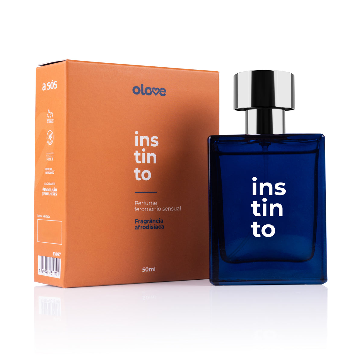 Perfume Feromônio Sensual Olove Instinto - 50 ml