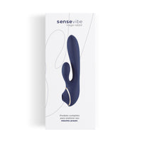 Vibrador e Sugador Recarregável Sensevibe Mega Rabbit