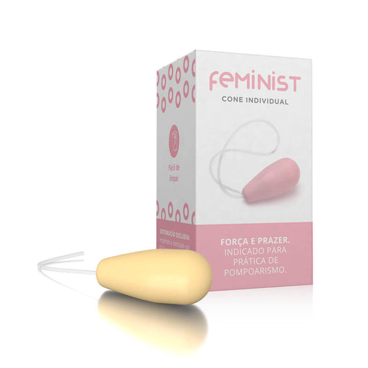 Cone para Pompoarismo Feminist Marfim - 45 g | Outlet 1000
