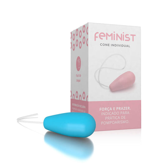 Cone para Pompoarismo Feminist Azul - 70 g | Outlet 1000
