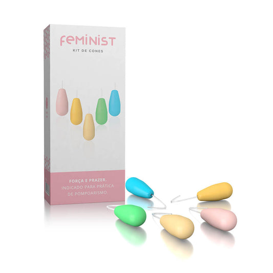 Kit para Pompoarismo Feminist com 5 Cones 1000