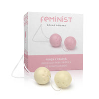 Conjunto Ben-Wa Feminist com 02 Bolas - Marfim | Outlet