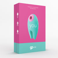 Vibrador e Estimulador Sugador de Clitóris Recarregável Go Vibe You