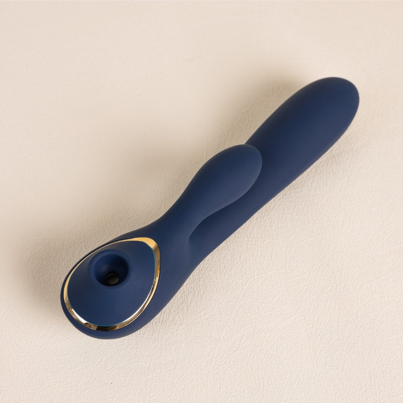 Vibrador e Sugador Recarregável Sensevibe Mega Rabbit