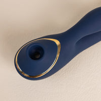 Vibrador e Sugador Recarregável Sensevibe Mega Rabbit
