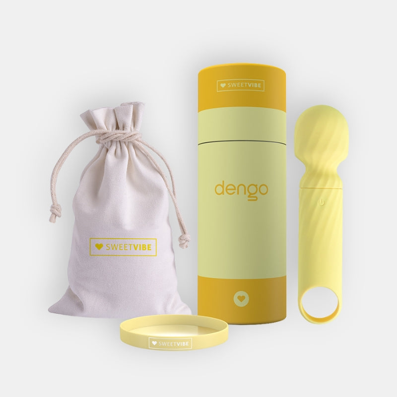 Vibrador Multivelocidade Recarregável Sweet Vibe Dengo Amarelo