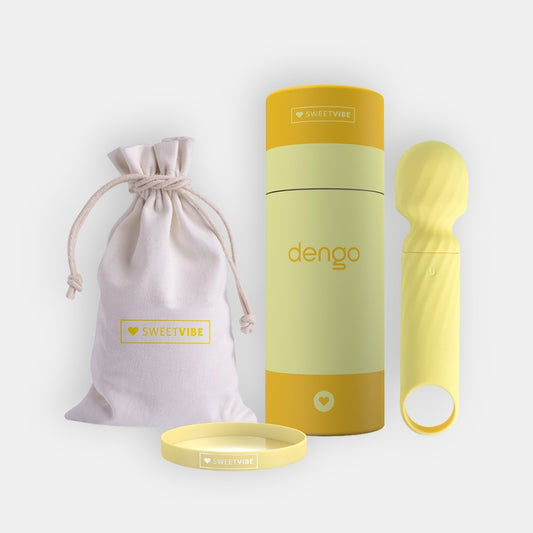 Vibrador Multivelocidade Recarregável Sweet Vibe Dengo Amarelo 800