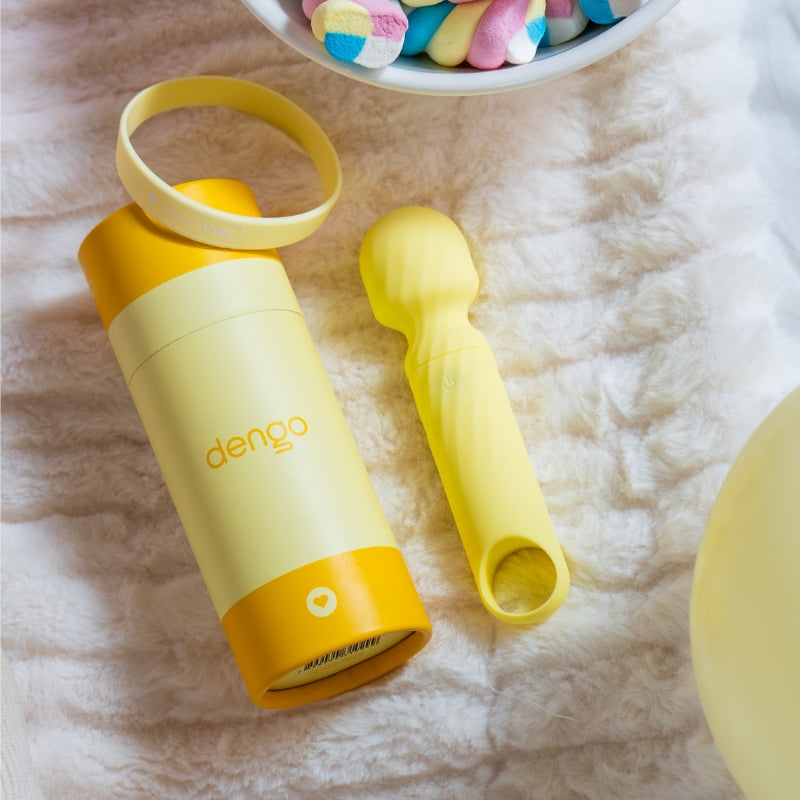 Vibrador Multivelocidade Recarregável Sweet Vibe Dengo Amarelo
