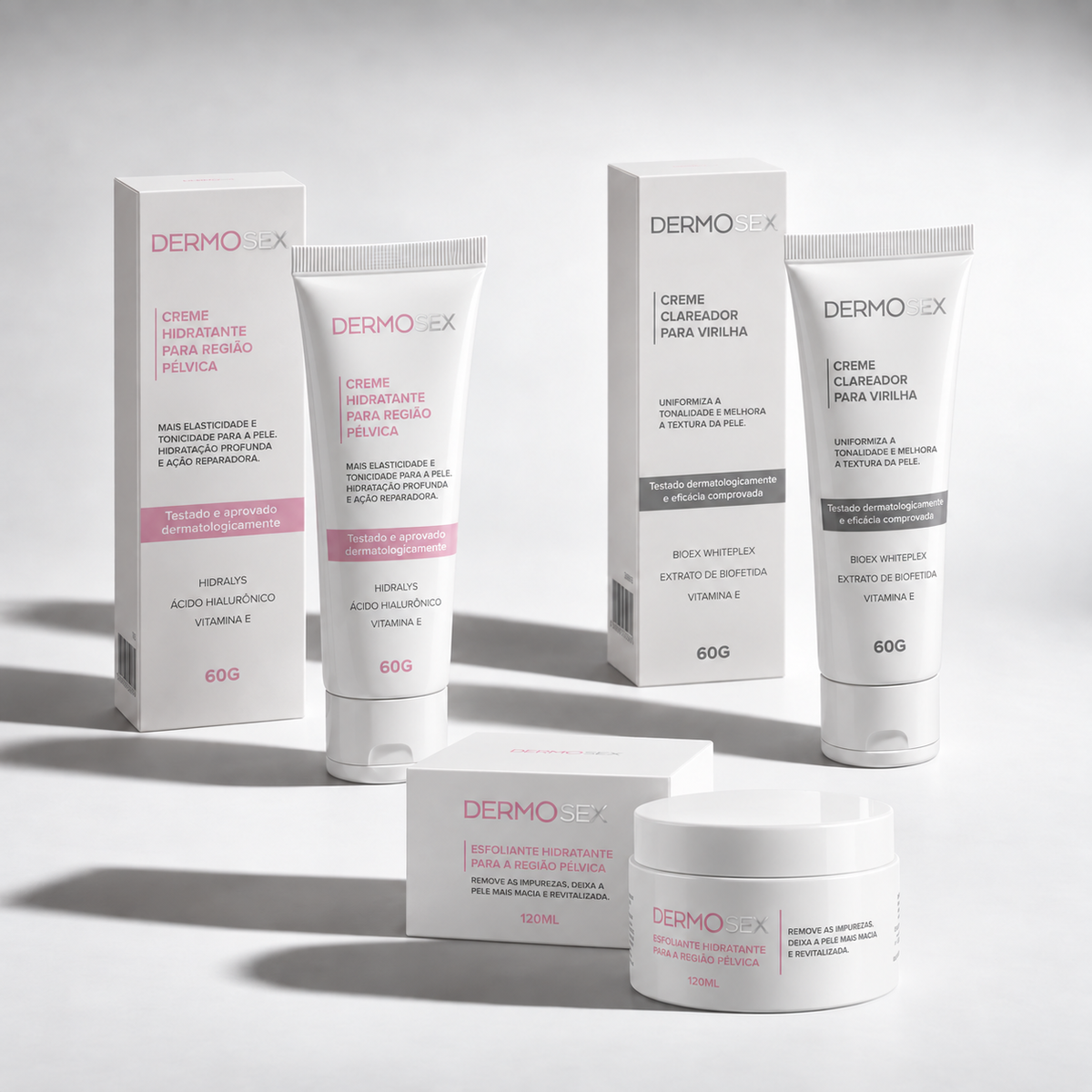 Kit Clareamento Íntimo Intensivo Dermosex para Virilha Escura e Manchas