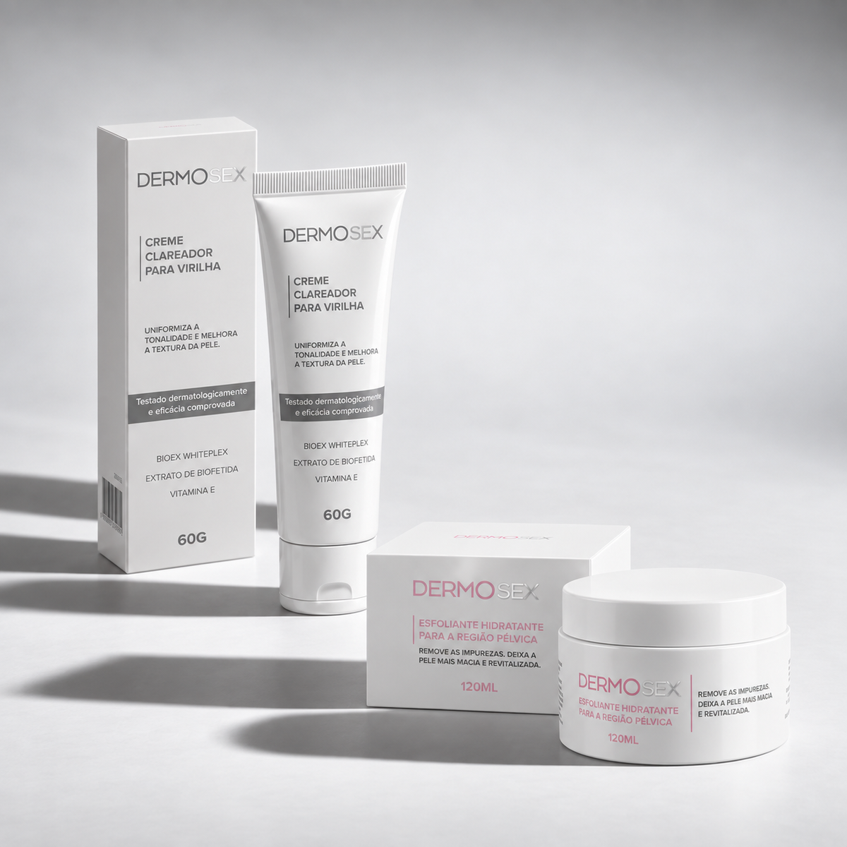 Kit Clareamento Íntimo Essencial Dermosex para Virilha Escura