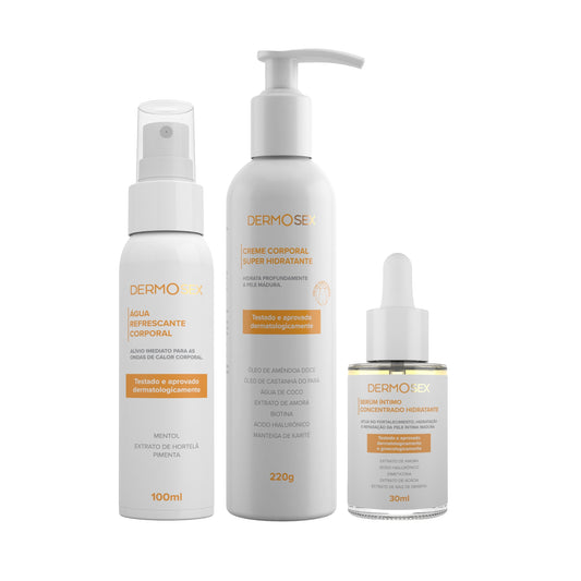 Kit Dermo Mature Creme Corporal + Sérum íntimo + Água refrescante 2000