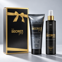 kit The Secret Gold Creme + Elixir Gold da Sedução 10 em 1